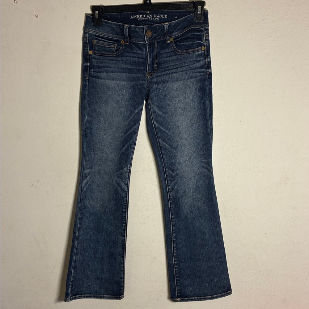 American Eagle Outfitters Kick Boot Super Stretch Jeans 6 Short